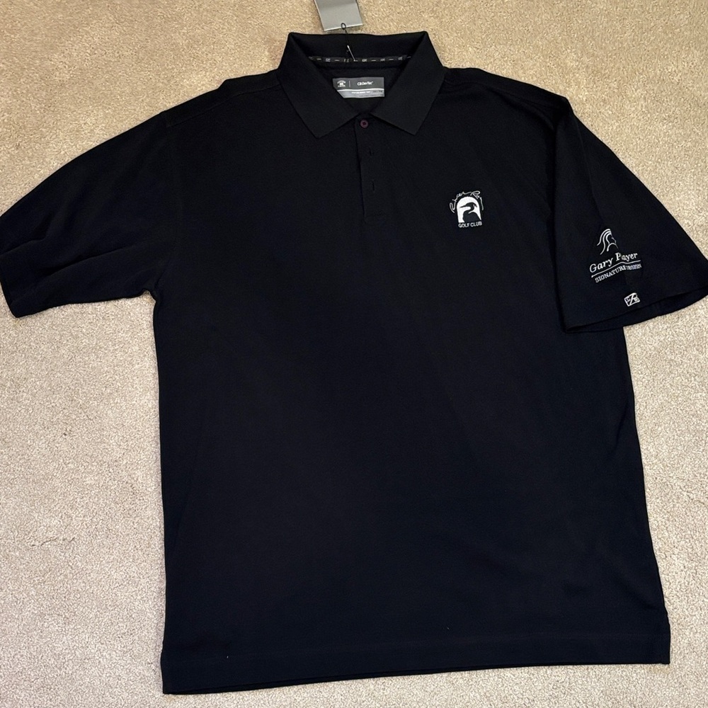 Cutter & Buck Black Polo Shirt
